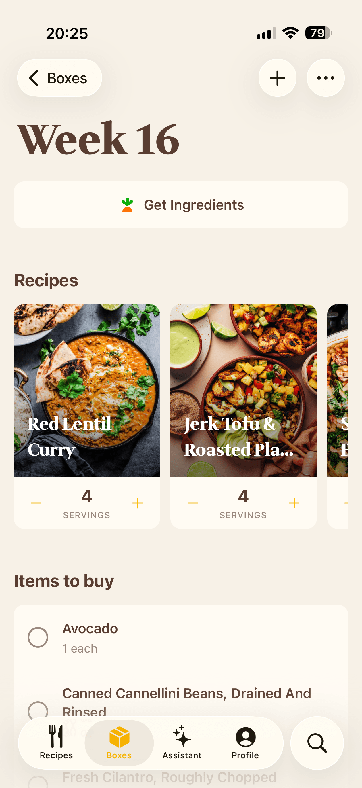 Send groceries to Instacart for delivery